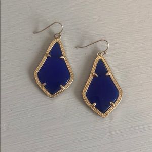 Kendra Scott Alex earrings - Cobalt Blue